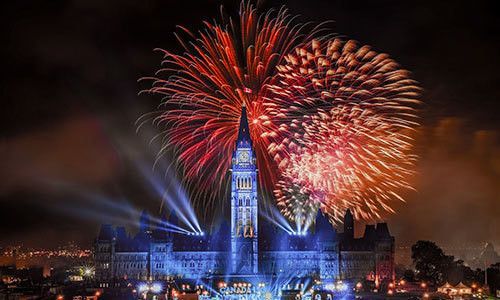 Fête du Canada - Parlement Ottawa