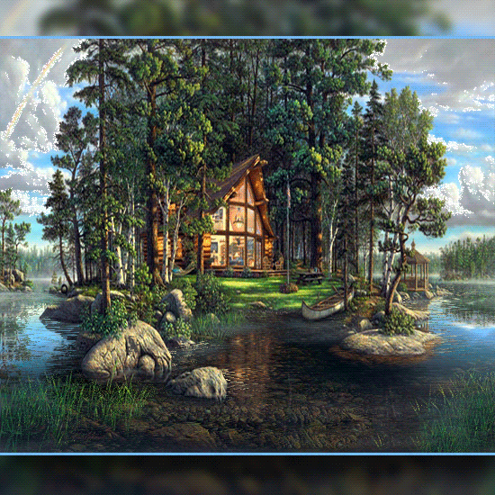 Paysage - Chalet style fenêtres panoramiques
