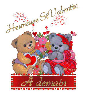 Heureuse St-Valentin - À demain, oursons