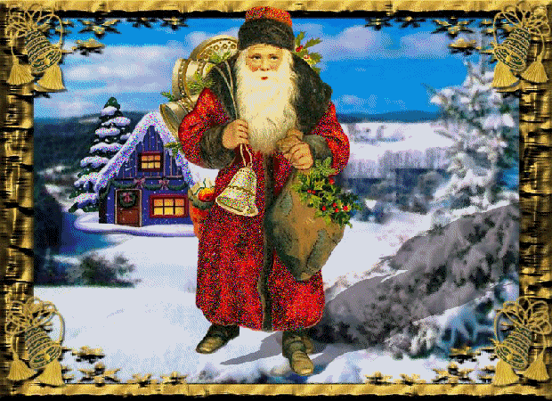 Joyeux Noël - Père Noël avec ses cloches