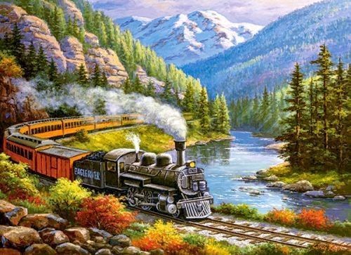 Train - Au tournant d'un beau paysage