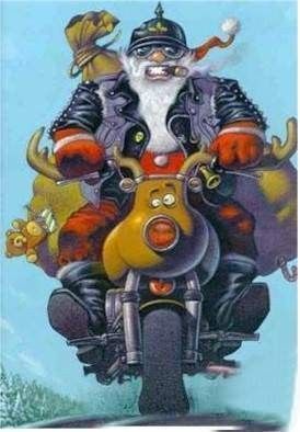 Motards - Transporteur Père Noël