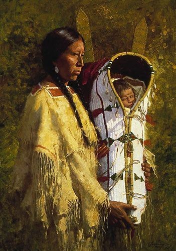 Autochtones Amérindiens - Porte-bébé