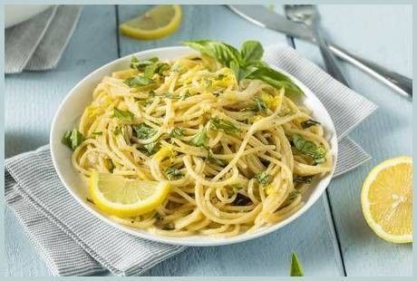 Aliments Diabétiques - Spaghetti à l'ail et au citron