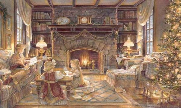 Arrière plan Temps des Fêtes - Instruire les enfants