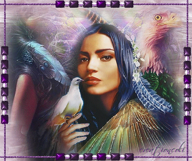 Autochtone - Femme à la colombe