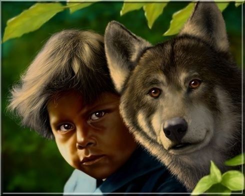 Enfant Garçonnet - Garçonnet et son Loup