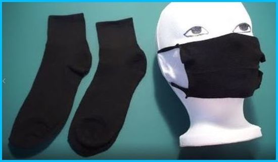 Santé - Comment faire masque sans couture avec chaussette