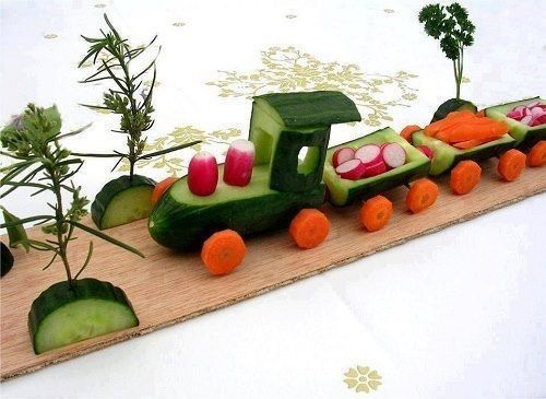 Aliments Légumes - Train légumes