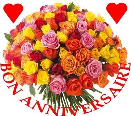 Joyeux Anniversaire Avec Des Roses