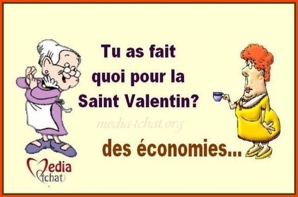 Humour - Économies, St-Valentin