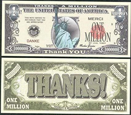 Argent - One million américain