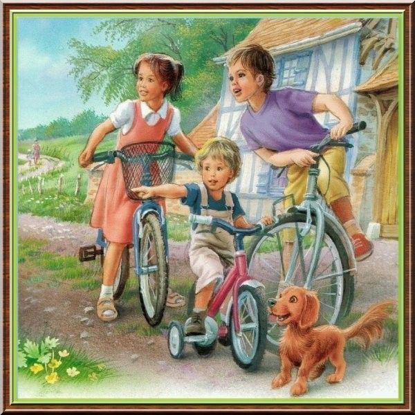 Enfant Garçonnet - Randonnée bicyclette