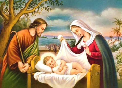 Représentation du Christ - Jésus, Marie et Joseph