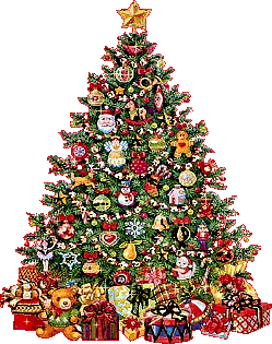 Joyeux Noël - Sapin scintillant