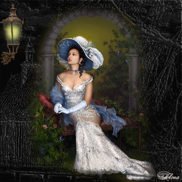 Préhistoire - Femme robe blanche de la nuit