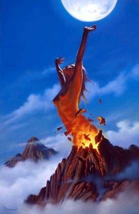 Fantastique - Femme du volcan