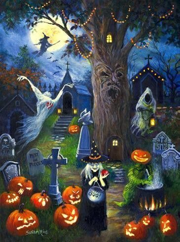 Halloween - Arbre fantôme