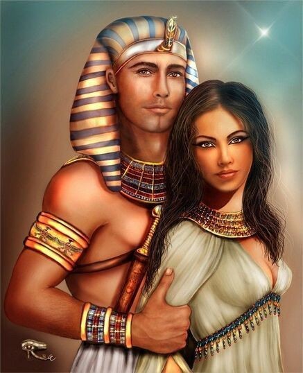Préhistoire - Couple égyptien