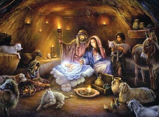 Noël - Crèche Jésus, Marie, Joseph