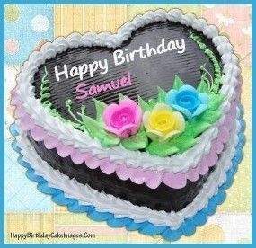 Prénom S Samuel - Coeur Happy Birthday