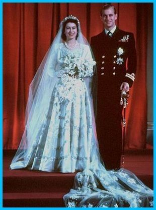 Mariage Royal - Reine Élizabeth II et Philip Mountbatten