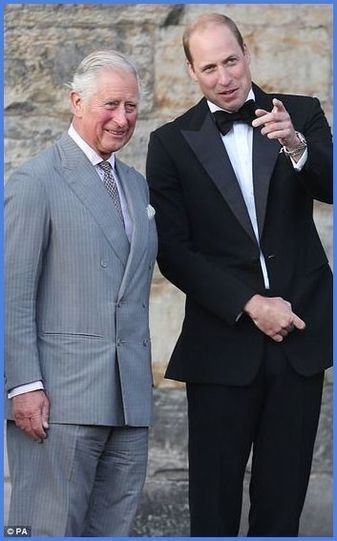 Mariage Royal - Prince Charles de Galles et son fils William