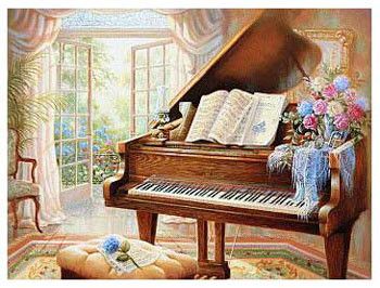 Musique - Piano des roses
