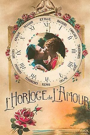Antique Ancien - Horloge de l'Amour