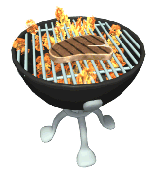 Aliments Repas - Steak sur le gril