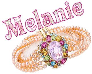 Prénom M - Mélanie, bracelet multicolore