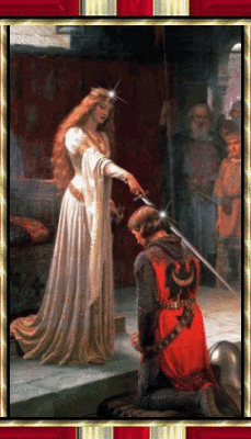 Épée - Adoubement, sacrement de Lancelot