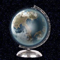 globe terrestre qui tourne