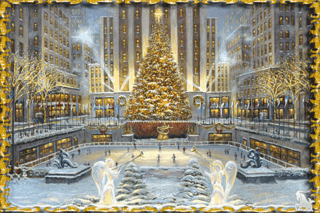 Noël, Jour de l'An - Sapin Centre-ville