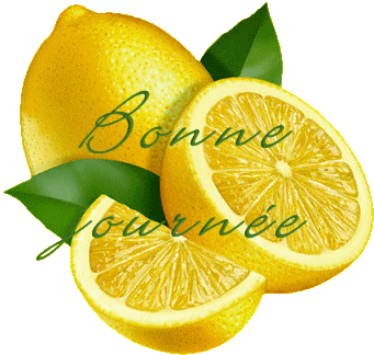 Fruits - Citron - Bonne journée