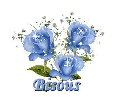 Bisous - Roses bleues