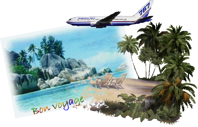 Vacances - Bon voyage en avion
